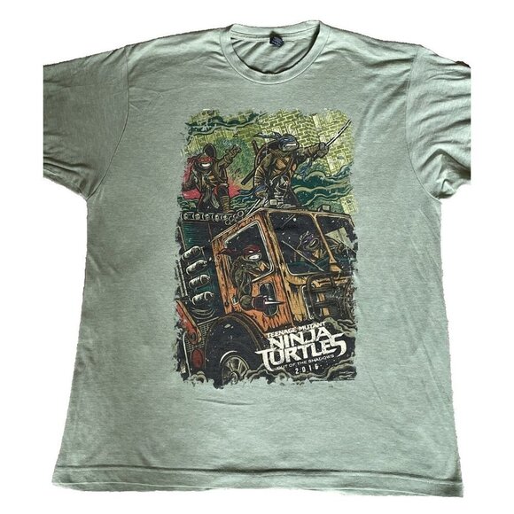 Tultex Other - Tultex Teenage Mutant Ninja Turtles Out of the Shadows Movie Promo Shirt Size XL